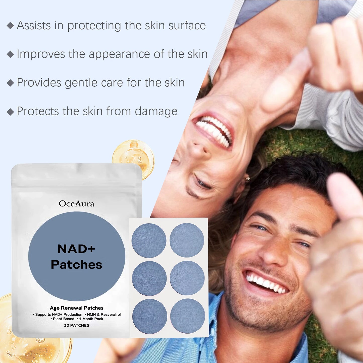 Body Care Patches Nourishing Revitalizing Gently Nourishes the Skin Smoothing Portable Stickers Renewal for Women & Men